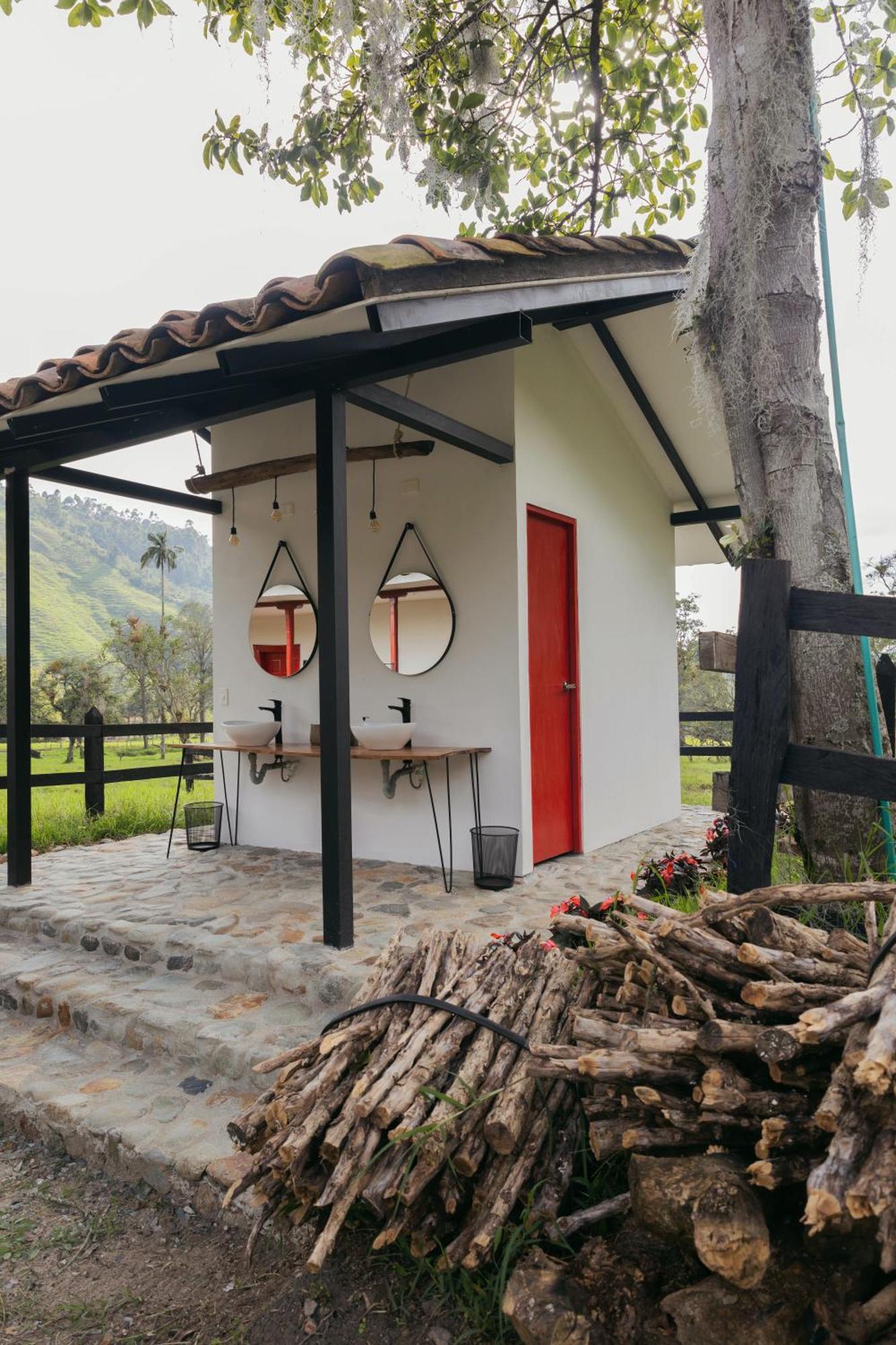 La Cabana Ecohotel - Valle Del Cocora 萨兰托 外观 照片
